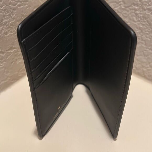 Kate Spade Black Saffiano Leather Passport Holder Wallet Card Slots Travel NWT - Picture 4 of 10